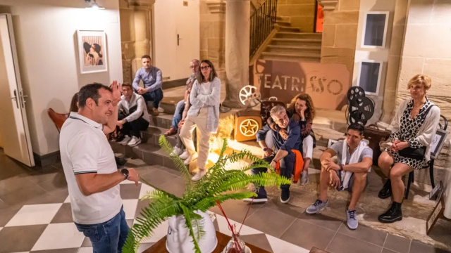 Cena maridaje y visita guiada al palacete Teatrisso